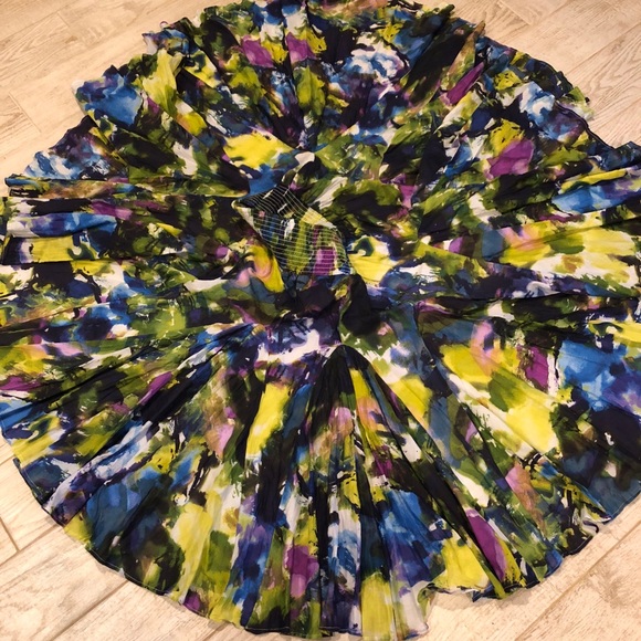 Context by Lord & Taylor Colorful Circle Skirt or Dress - Picture 2 of 6
